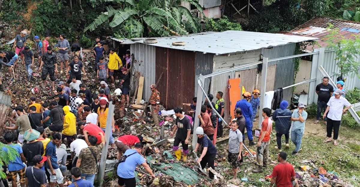 Tanah Runtuh Di Sabah maut