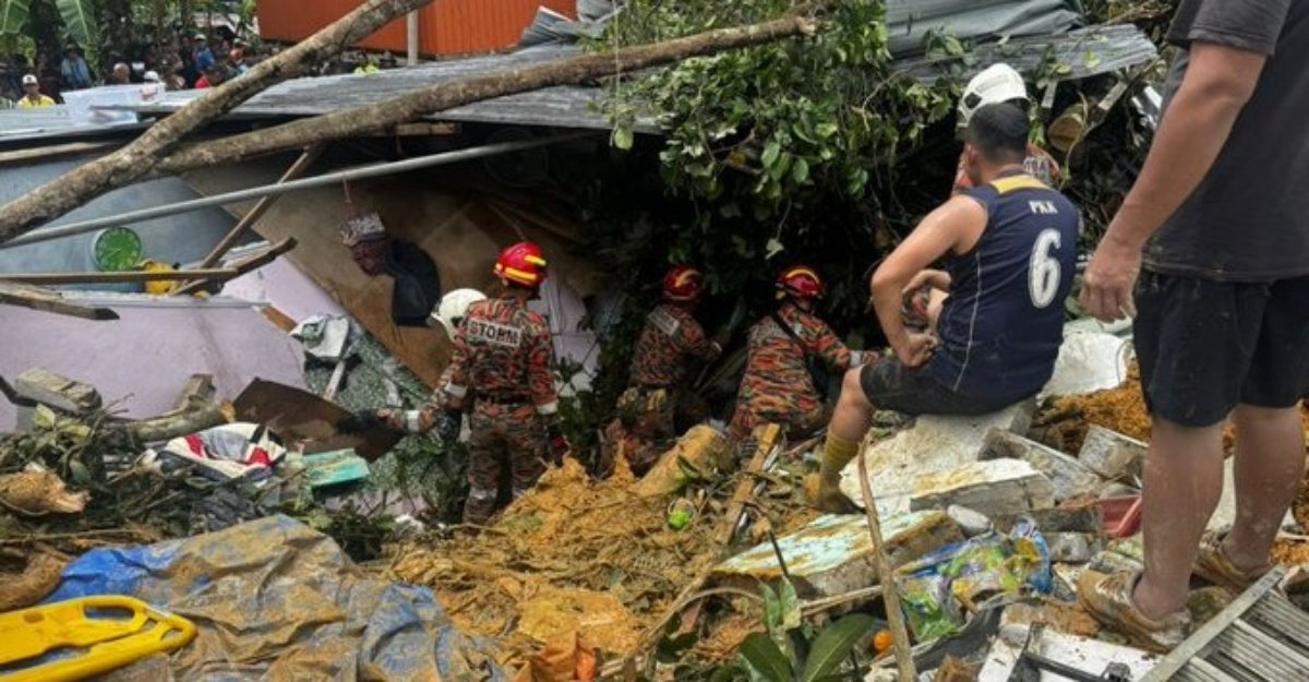 maut tanah runtuh sabah