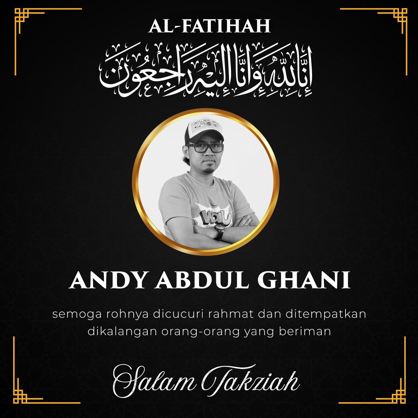 pengarah ejen ali Meninggal Dunia