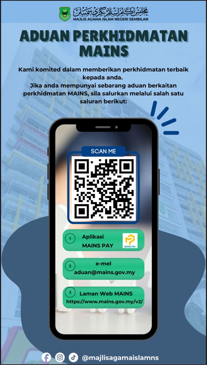 Zakat Mains susah lulus