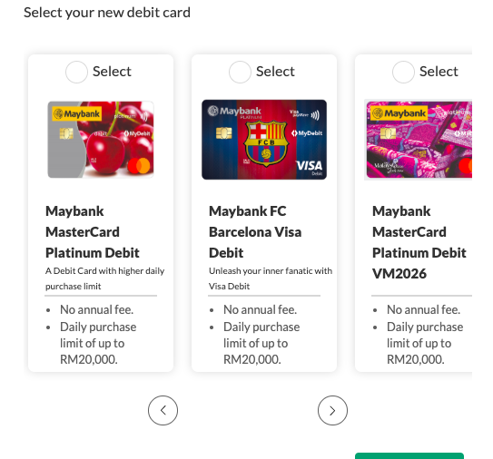 cara tukar kad debit maybank
