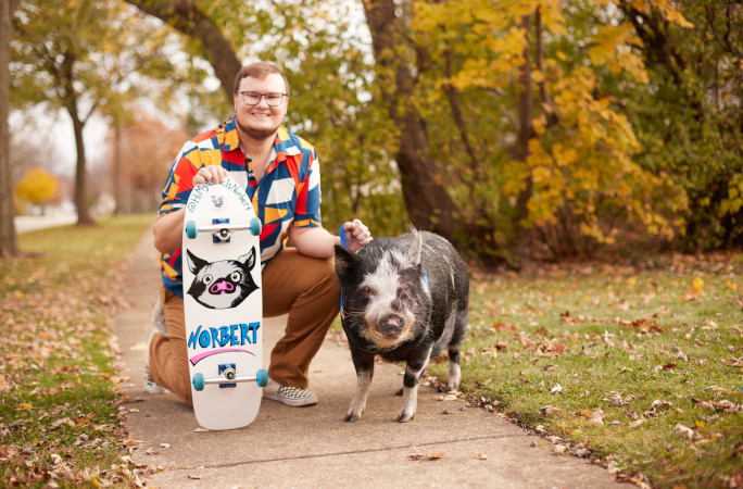 Babi rekor dunia skateboard
