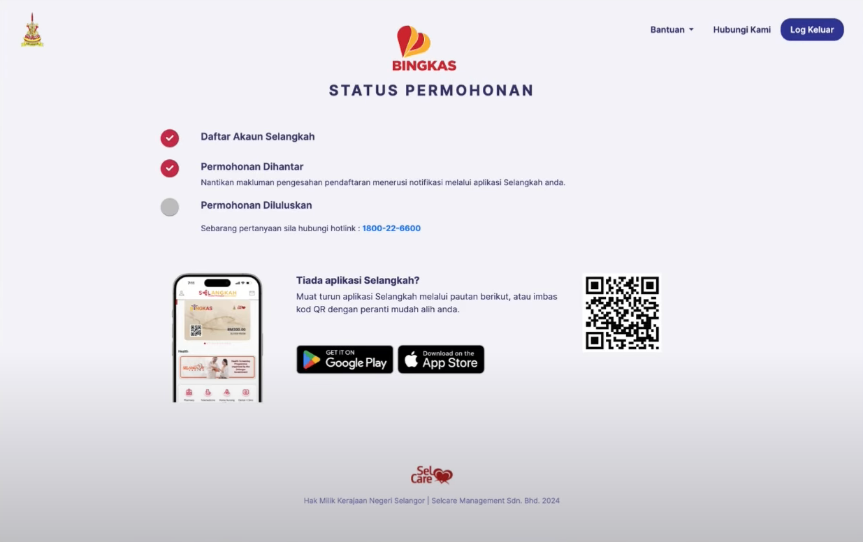 Bantuan kewangan selangor