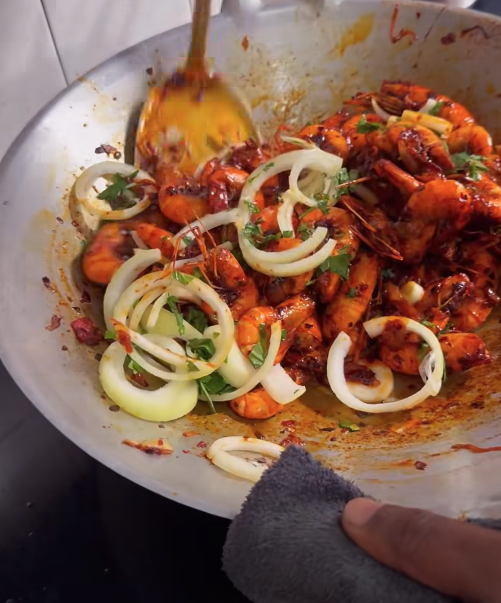 udang galah cili kering
