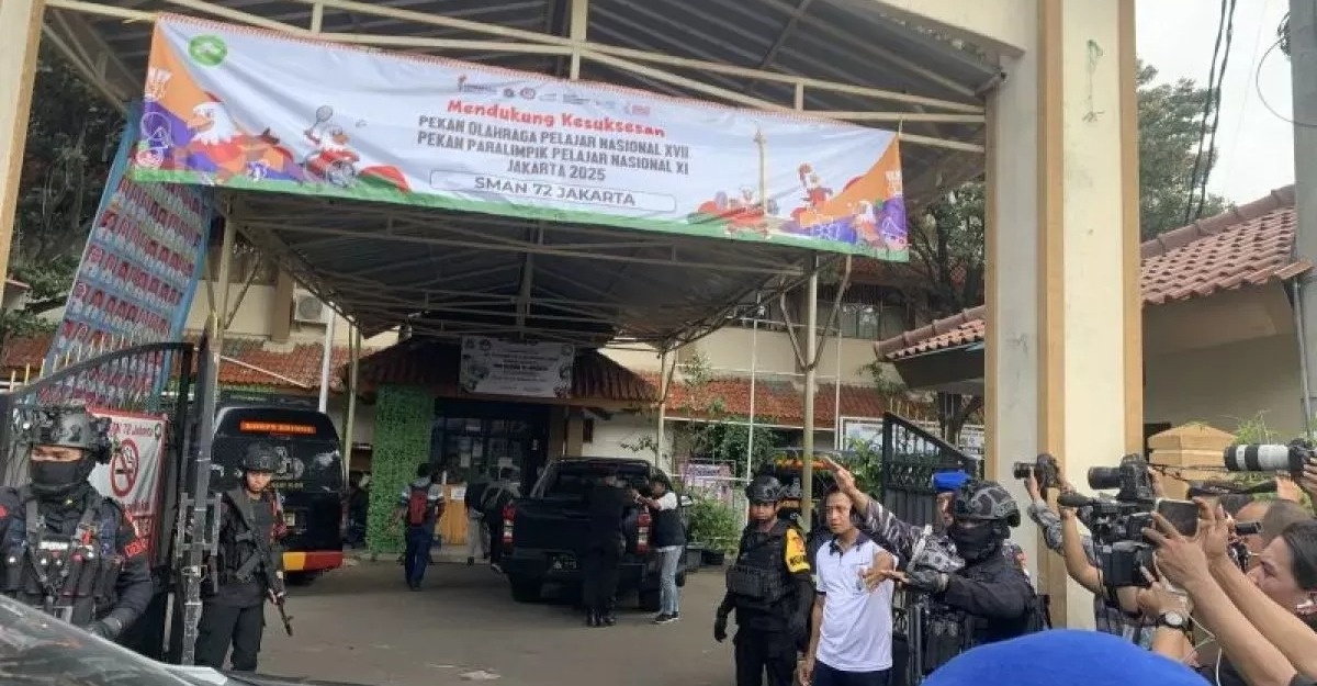 Letupan Masjid Sekolah Jakarta cedera