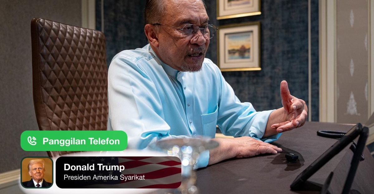 anwar bincang dengan trump