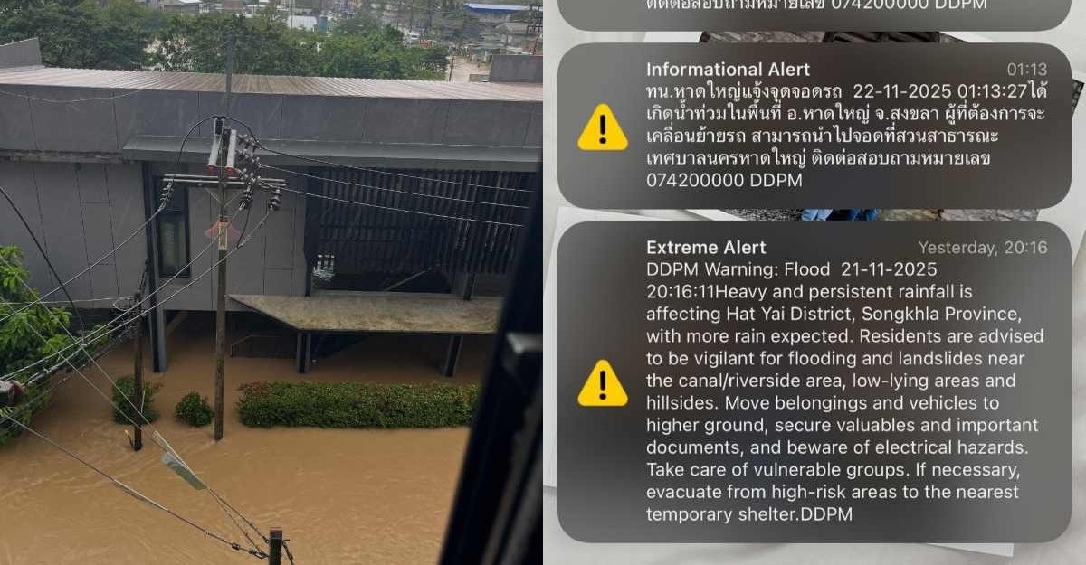 Banjir Hat Yai Staff Hotel Malaysia