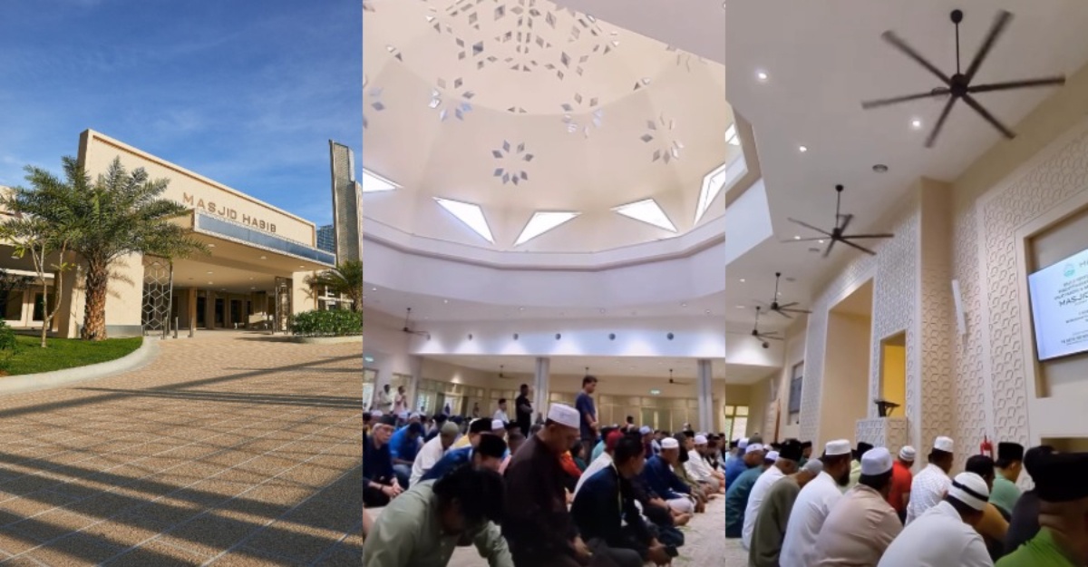 masjid habib rasmi dibuka