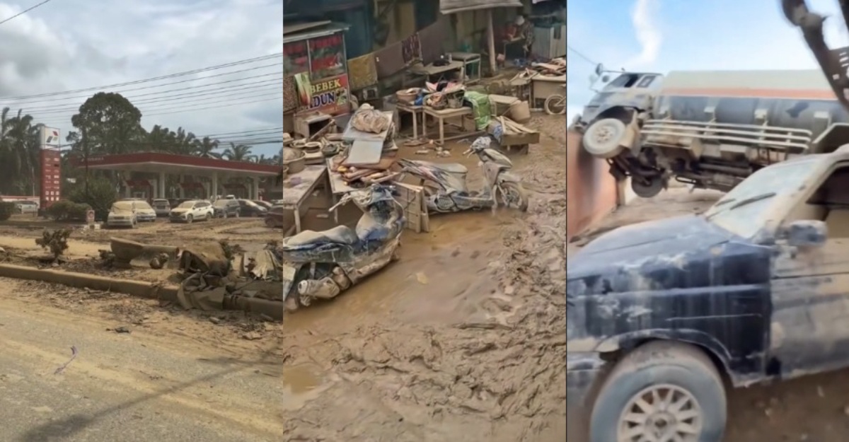 suasana pasca banjir di aceh