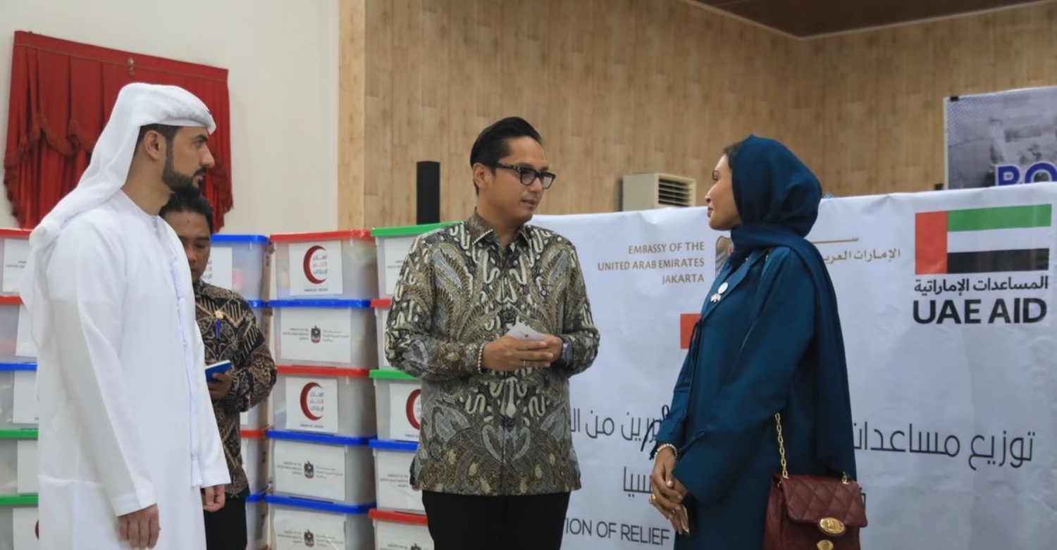 indonesia kembali bantuan beras uae