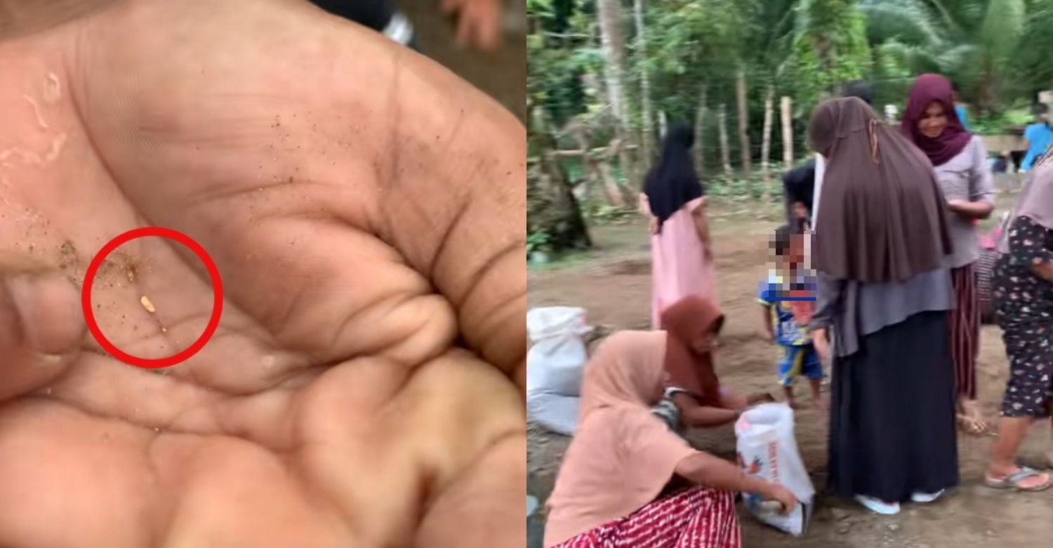 emas banjir penduduk cari