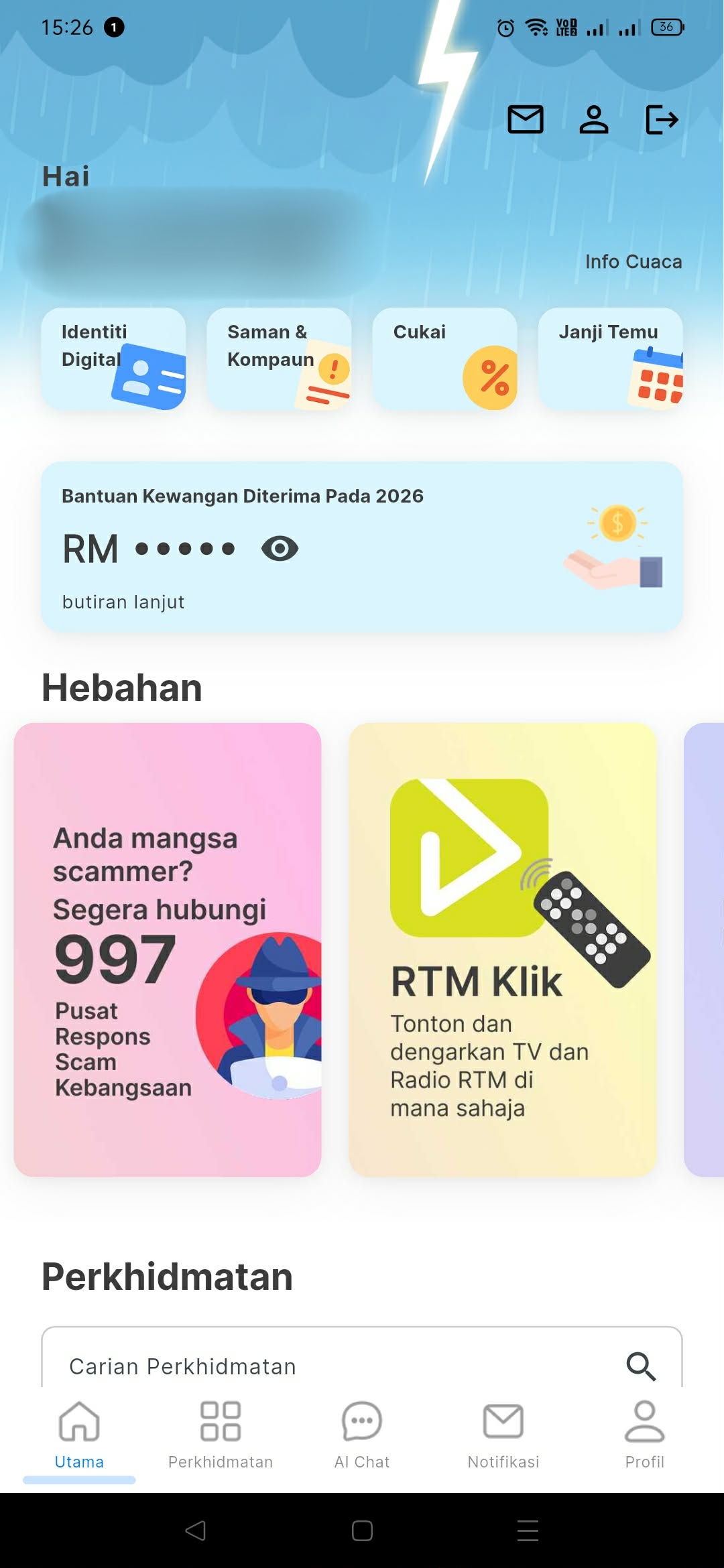 cara semak str mygov