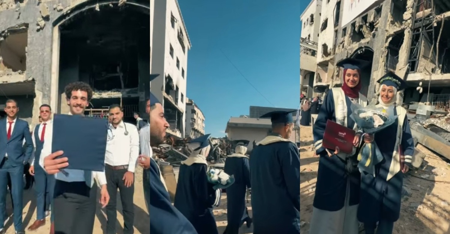 graduan majlis graduasi gaza